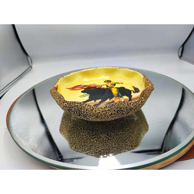 Ceramic Vintage Ceramic Plate Matador, 1980s For Sale - Image 7 of 8