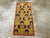 This Mid-20th century Turkish Art Deco throw rug, is a striking example of modernist influences adapted into traditional...