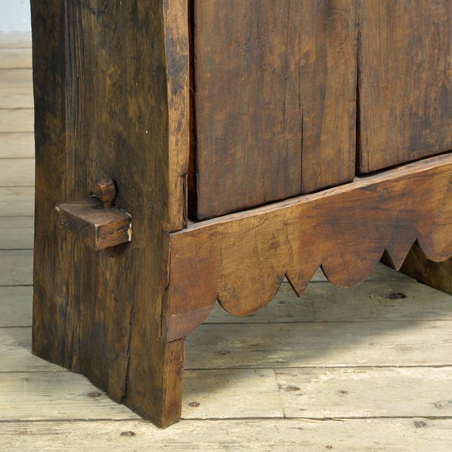 Brown Romanian Folk Art Cabinet, 1925 For Sale - Image 8 of 13