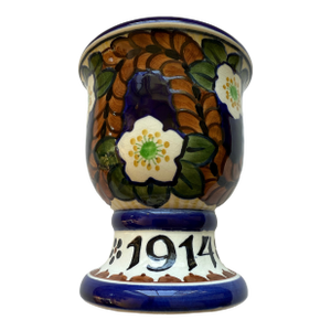 1914 Royal Copenhagen Aluminia Faience Christmas Vase