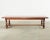 Country French Provincial Oak Farmhouse Trestle Dining Table For Sale - Image 12 of 13