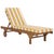Newport Chaise Lounge, Yellow Stripe For Sale - Image 12 of 13