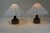 Brown Danish Modern Ceramic Table Lamps by Jette Hellerøe for Axella, 1960s, Set of 2 For Sale - Image 8 of 18