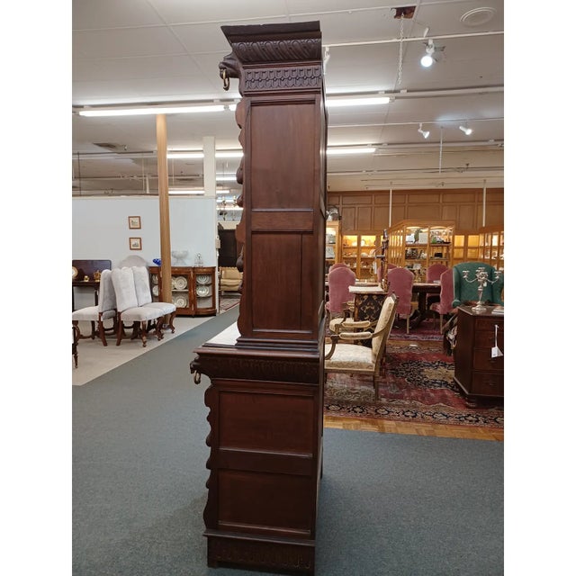 French Antique French Hunt Cupboard Bookcase For Sale - Image 3 of 12