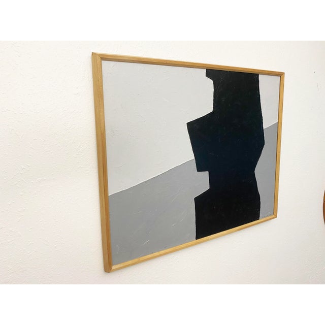 Original Abstract Oil Painting 'Monolith II' by Jeffery Stuart For Sale - Image 9 of 11