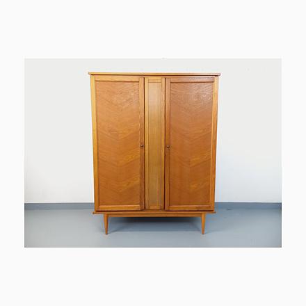 Vintage Oak Wardrobe, 1960s For Sale - Image 17 of 17
