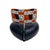 1980s Vintage Dutch Leather and Fabric Chairs by Scheemaker Pallone for Ledoux, 1989, Set of 2 For Sale - Image 5 of 12