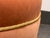 Peach Jennifer Taylor Home Yolanda Velvet Ottoman For Sale - Image 8 of 12