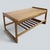 Vintage Mid-Century Teak Coffee Table with Magazine Rack | Scandinavian Floating Top Design A beautifully proportioned...