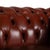 Vintage Chesterfield Leather Three-Seater Brown Sofa For Sale - Image 6 of 16