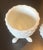Glass 1900s Portieux Vallerysthal Pineapple Covered Dish White Opaline Milk Glass For Sale - Image 7 of 10