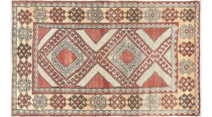 1960s Turkish Oushak Rug