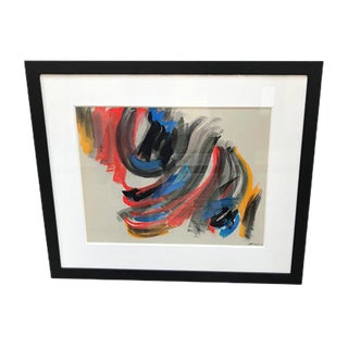 Gouache on Paper by James Pichette For Sale