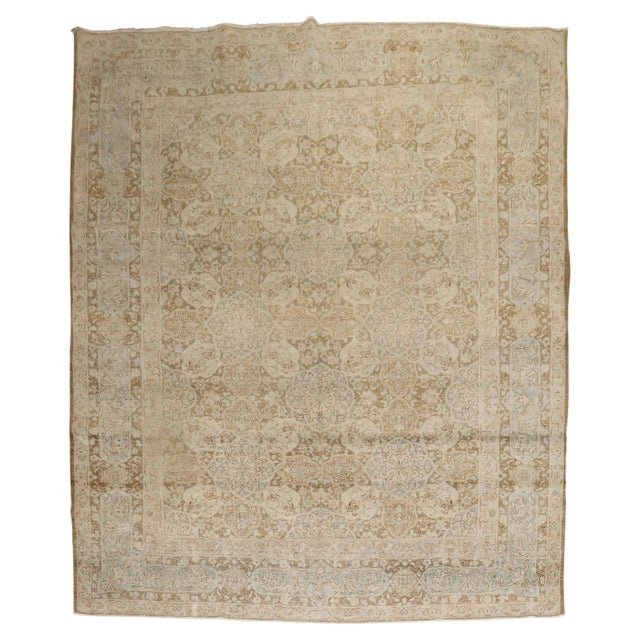 1940s Persian Room Size Rug - 8'5" x 11'6" For Sale - Image 15 of 18