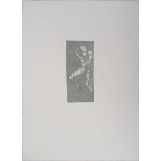 Auguste Rodin (1840-1917) (after) Entwining, 1897 Photogravure reworked using drypoint (Goupil Workshop) and enhanced with...