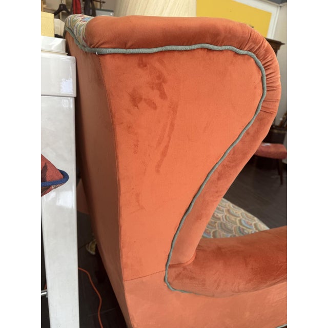 Late 19th Century Wingback Chair For Sale - Image 6 of 9