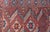 Antique Turkestan Beshir Rug With Deep Red Field and Repeating Diamond Motifs For Sale - Image 13 of 15