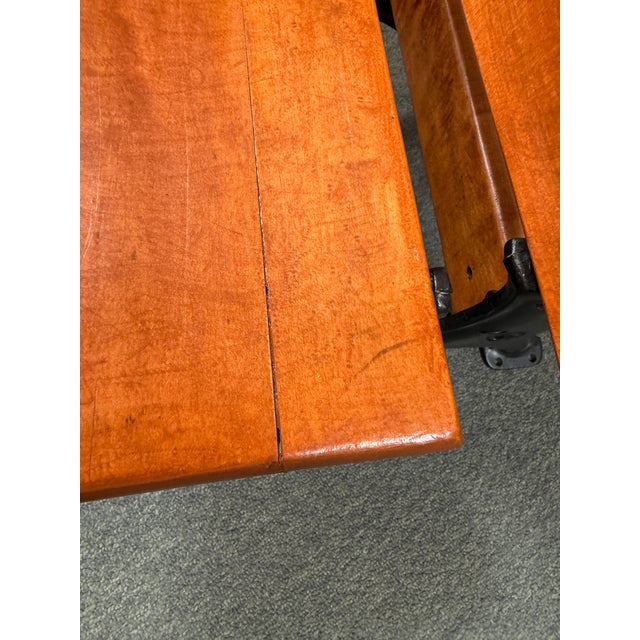 Antique School Desk, Circa 1920s For Sale - Image 9 of 12