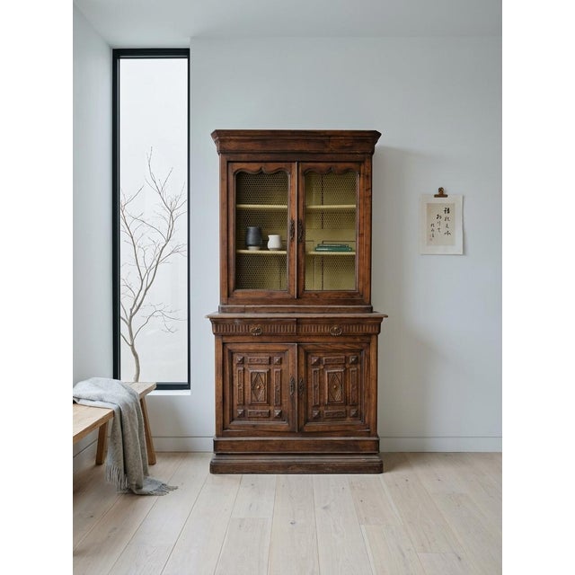 French Late 19th Century French Provincial Buffet À Deux Corps (Step-Back Hutch) For Sale - Image 3 of 4
