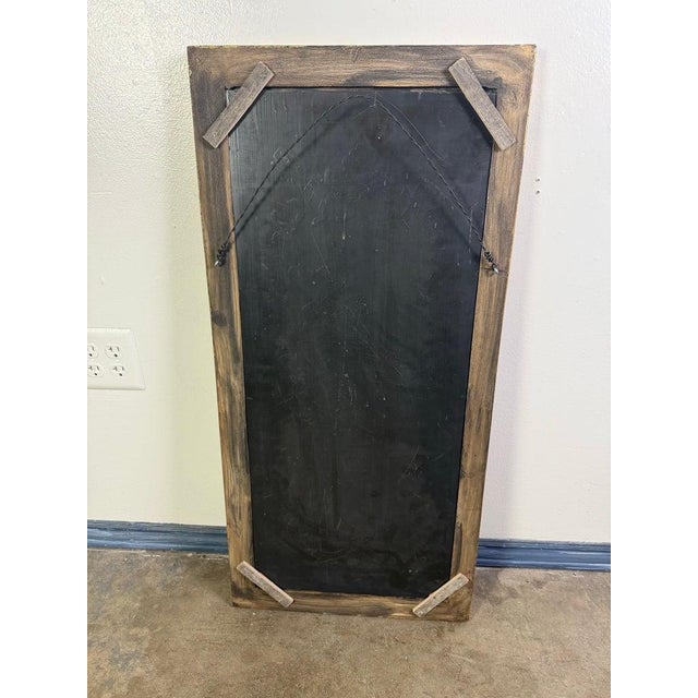 Neoclassical Pair of Reverse Painted Framed Mirror Panels For Sale - Image 3 of 11