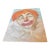 Vintage Expressionist Clown Oil Painting on Canvas, Mid-20th Century For Sale