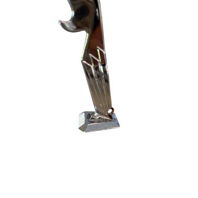 Art Deco Chrome Parrot Bottle Opener & Corkscrew by Manuel Avillar c.1920-30 For Sale - Image 4 of 8