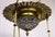 Gold Antique Art Nouveau French Brass and Crystal Chandelier, 1890s For Sale - Image 8 of 13