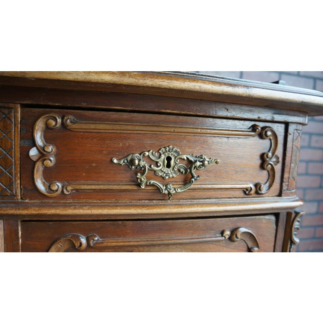 Late 19th Century Austrian Leather Top Desk For Sale - Image 4 of 6