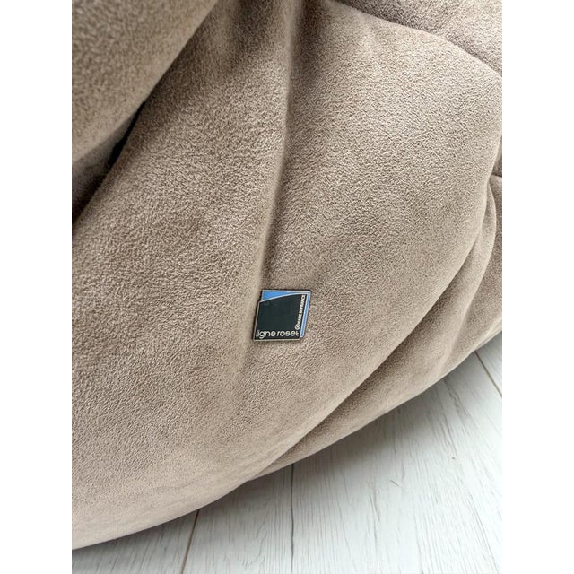 Vintage Alcantara Togo 2-Seater Sofa by Michel Ducaroy for Ligne Roset, 1990s For Sale - Image 11 of 15
