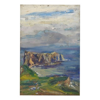 José Maria Prim Guyto, Expressionist Landscape, 1920s, Oil Painting For Sale