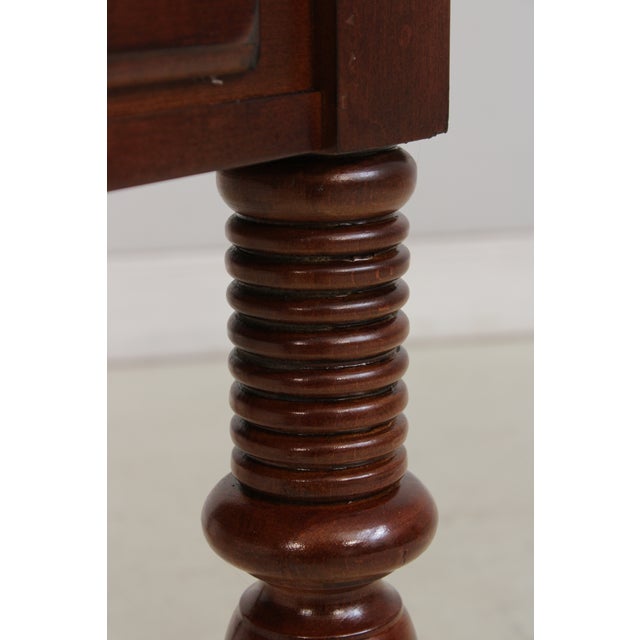 Ethan Allen Cherry 1 Drawer End Table For Sale - Image 11 of 13
