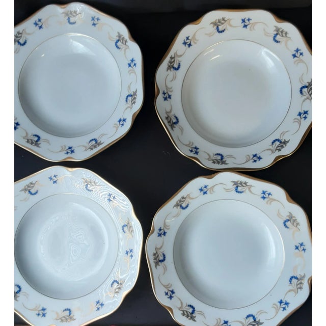 Rustic European Vintage Set of 11 Porcelain Kpm Soup Bowls For Sale - Image 3 of 8
