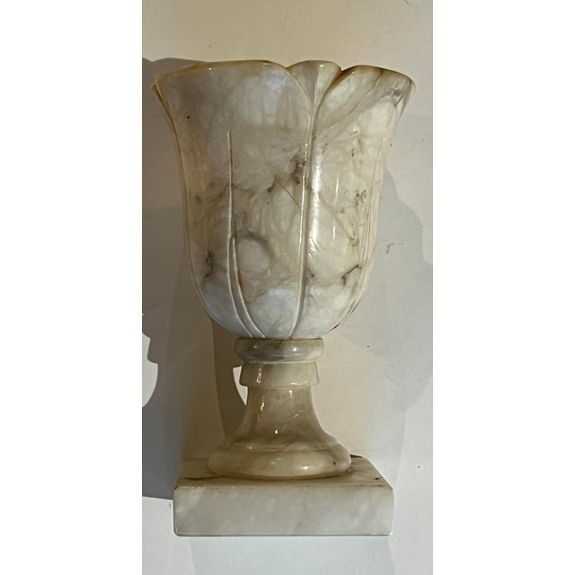 1940s Carved Carera Marble Urn Vase Chairish