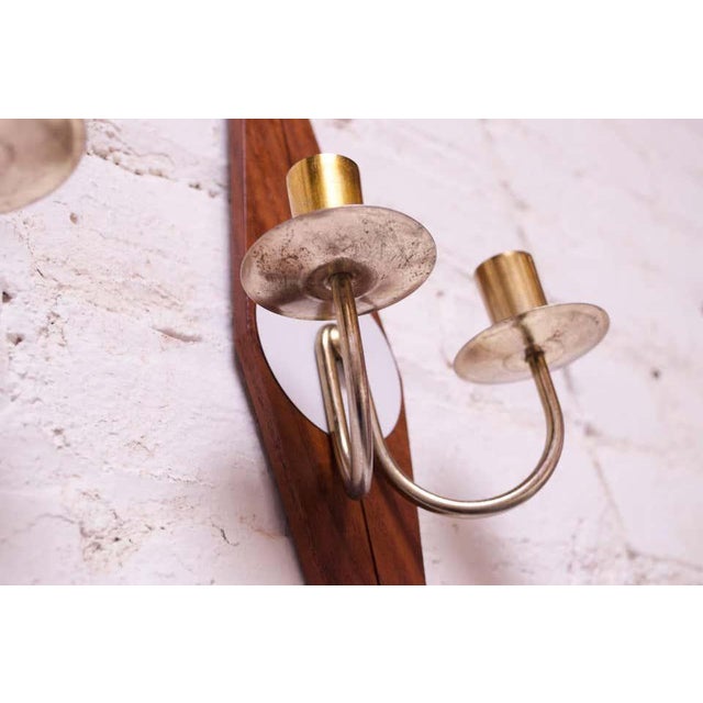 Mid Century Modern Diamond Candle Wall Sconces Candleholders