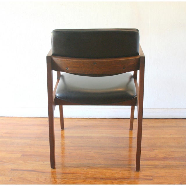 George Nelson Mid Century Modern Arm Chair by United Chair Company For Sale - Image 4 of 5