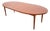 Johannes Anderson Style Danish Modern Teak Extension Dining Table, Newly Refinished For Sale