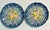 Stunning vintage Gump’s San Francisco Imari floral porcelain plate set featuring rich cobalt blue, iron red, and gilt...