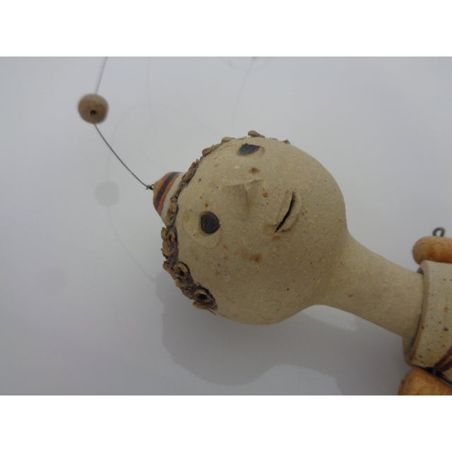 Figurative Studio Ceramic Wind Chime by Karen Boel, Denmark, 1960s For Sale - Image 16 of 18