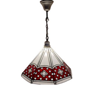 Vintage Glass Pendant, 1970s For Sale