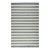Rug & Kilim's Modern Dhurrie Flatweave Rug With Blue & Ivory Stripes For Sale