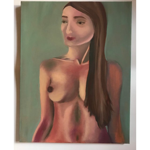 VIntage Abstract Female Nude Painting From Art Students League NYC For Sale In New York - Image 6 of 6