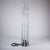 Silver Floor Lamp Model E7T Excalibur in Transparent Glass and Stalactite Bedside Lamp by Ettore Fantasia for Sothis Murano, 1970s For Sale - Image 8 of 17