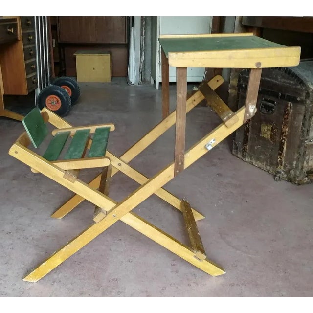 Italian Folding Children's Table, 1960s For Sale - Image 12 of 13