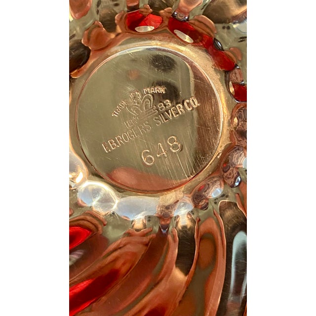 Late 20th Century Late 20th Century Rodger’s Silver Plate Two Tier Serving Tower For Sale - Image 5 of 5