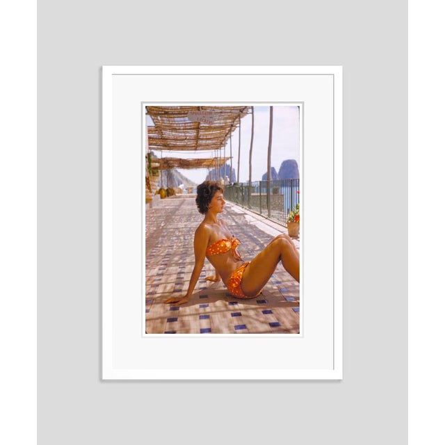 Modern Capri Fashion 1959 by Toni Frissell Framed For Sale - Image 3 of 3