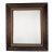 Large Vintage Arts & Crafts Hand-Carved Dark Brown Wood Frame With Linen Liner For Sale