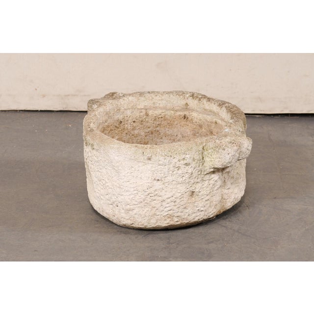 19th Century 19th Century Spanish Carved-Stone Vessel For Sale - Image 5 of 11