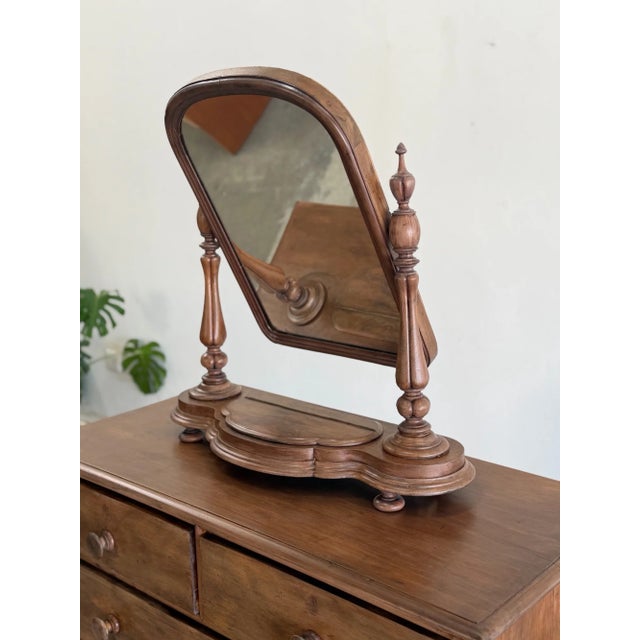 1940s Antique Highboy Dresser For Sale - Image 5 of 15