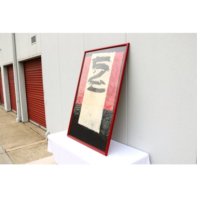 1980 Scott Sandell New Rage Signed Limited Edition Mixed Media Monoprint Artwork For Sale In New York - Image 6 of 18