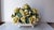Vintage Italian Capodimonte-Style Porcelain Floral Arrangement Yellow Roses and Green Leaves Set Inside a White Textured Ceramic Basket. For Sale - Image 13 of 16